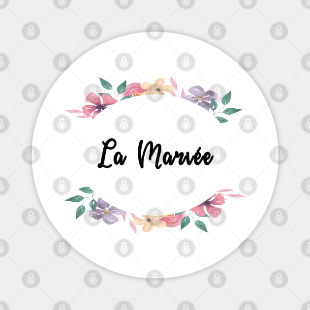 La Mariée floral Magnet by ChezALi